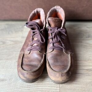 Chaco Men's Brio Brown Nubuck Leather Lace Up Desert Ankle Boots Size US 11.5